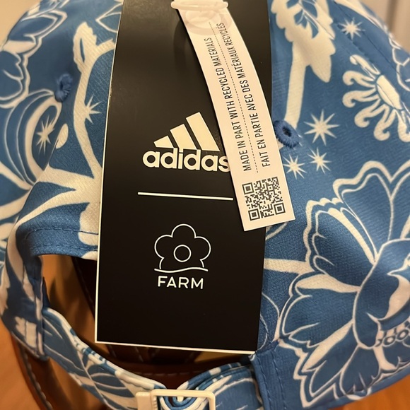 Adidas x Farm Rio Floral Hat Cap Blue Womens One Size new - Picture 6 of 13